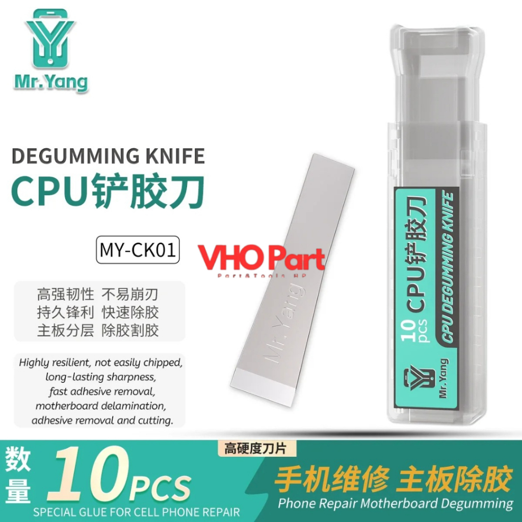 

YCS Mr.Yang MY-CK01 10PC/Box Degumming Knife - Pisau Alat Service Motherboard IC CHIP