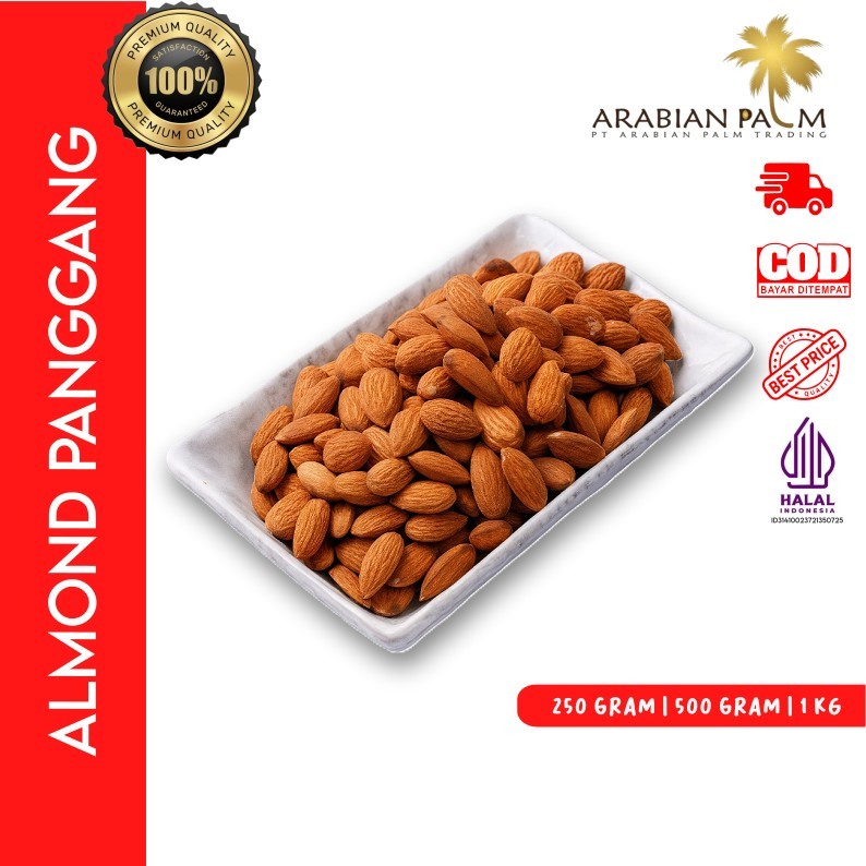 

Almond Panggang Premium | 1kg / 500gr / 250gr