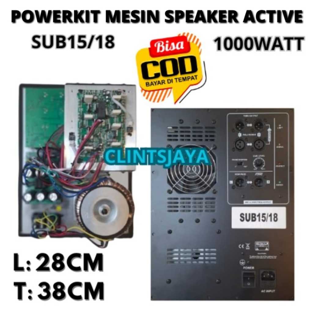 Power kit APOLLO Class D sub ukuran 15 dan 18 inch