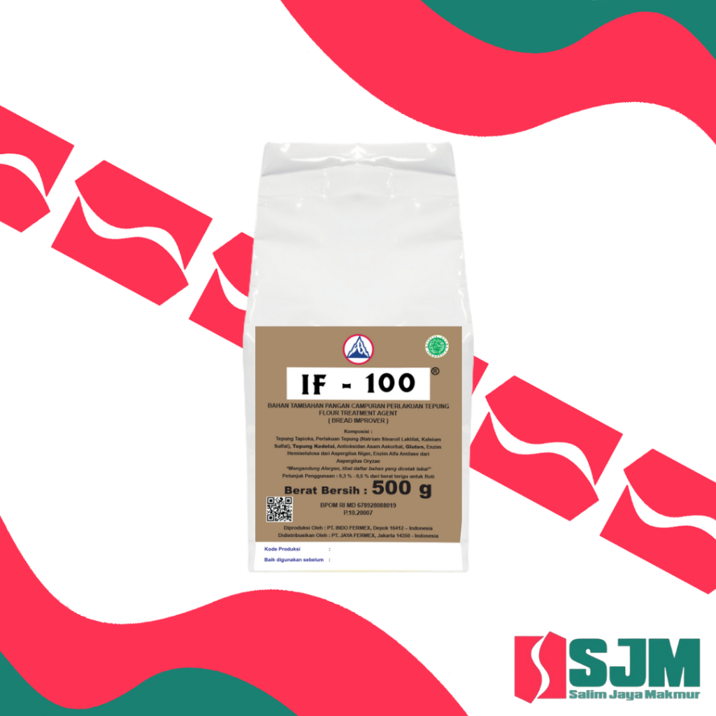 

If 100 Bread Improver 500gr – Pengembang Roti & Kue