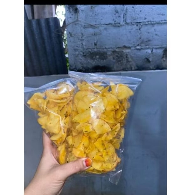 

Keripik/singkong Asin gurih