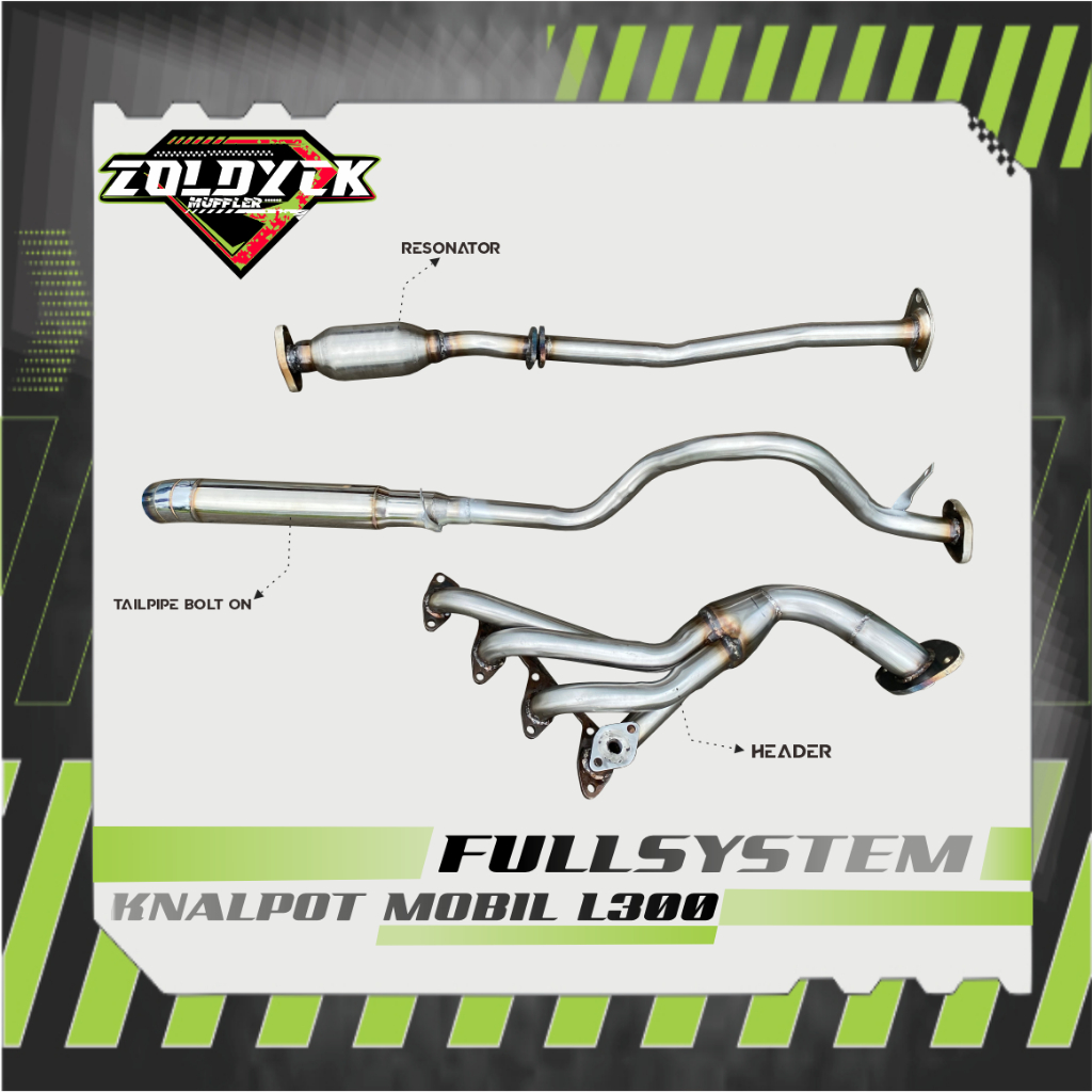 KNALPOT FULLSYSTEM MOBIL L300