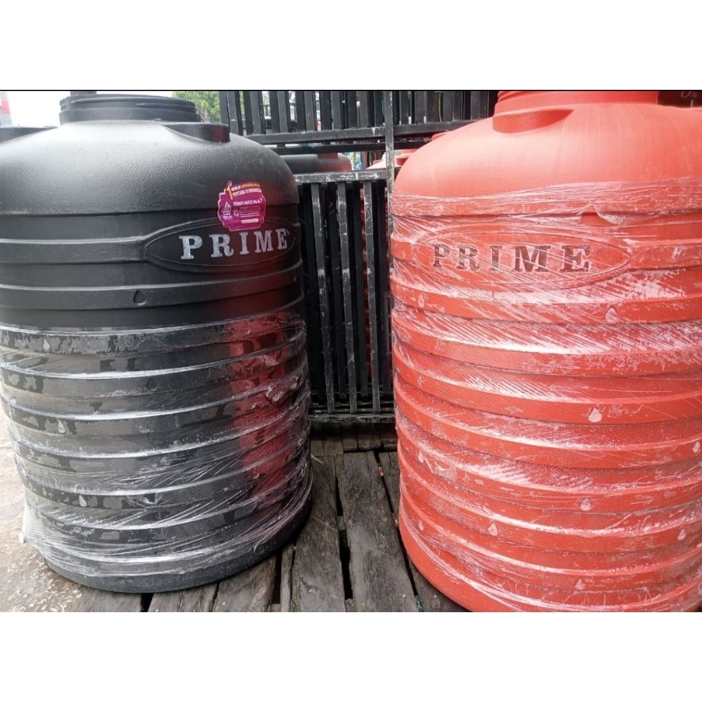 Tandon Air 1200 Liter HITAM & ORANGE / Tangki Air PRIME 1200 L