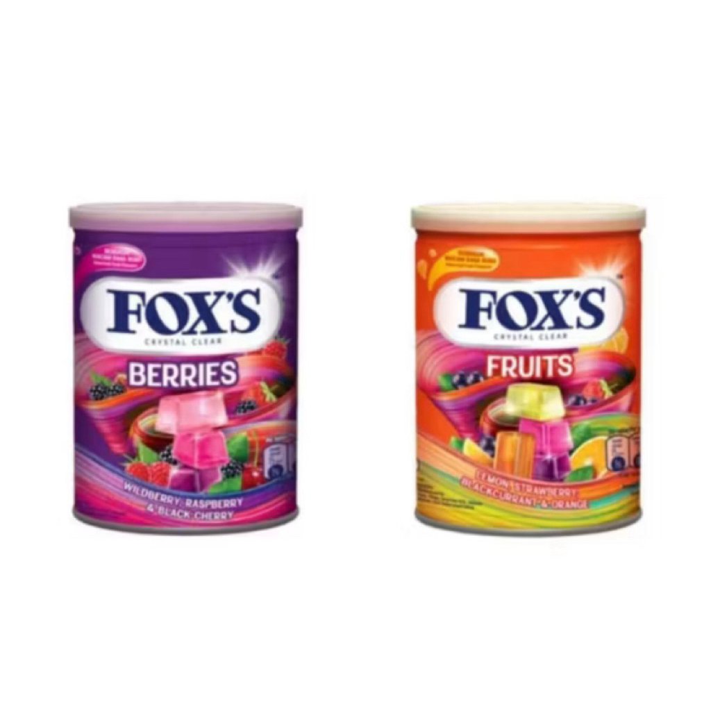 

Permen Foxs Crystal Clear Kaleng 180gr