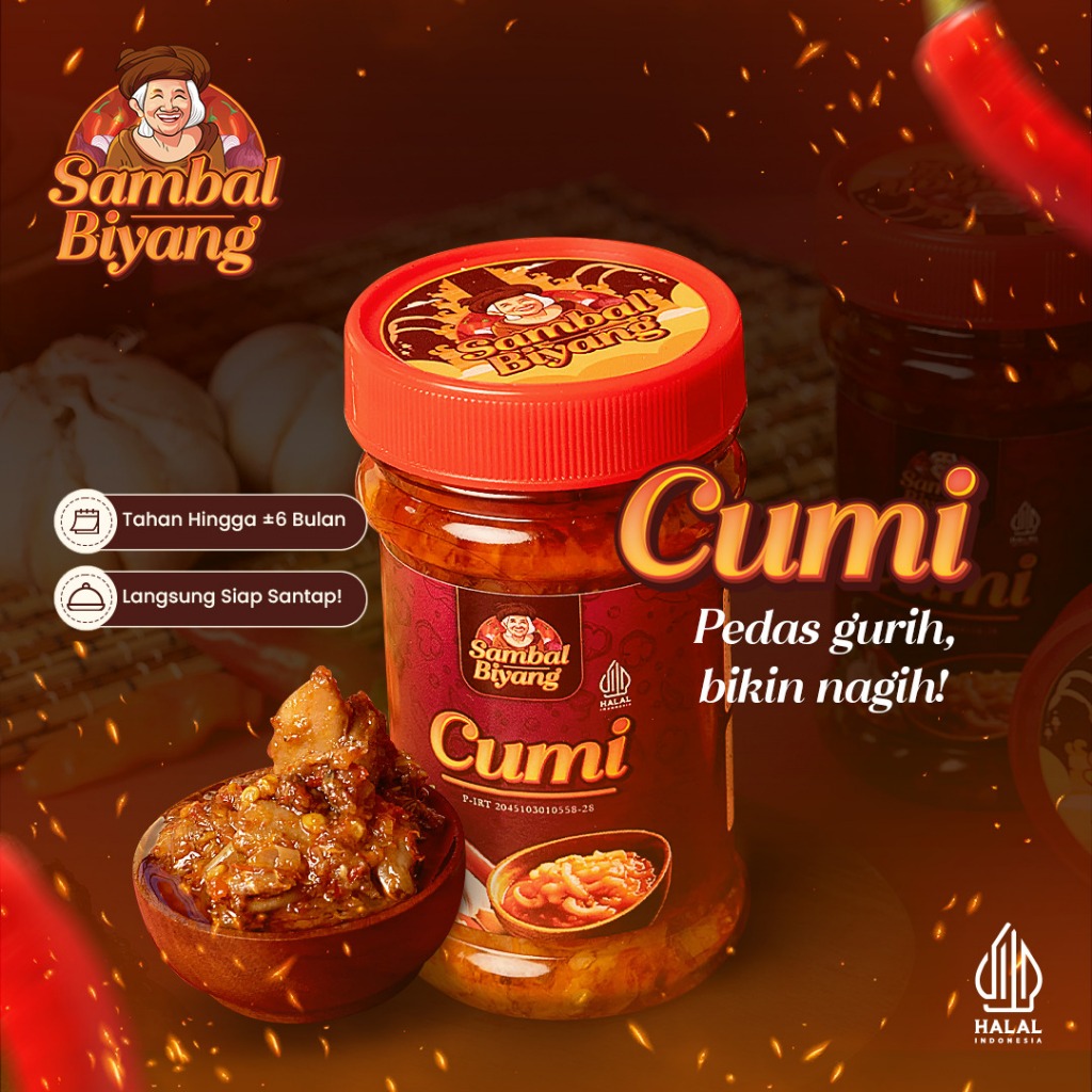 

Sambal Cumi 150g | Sambal Biyang