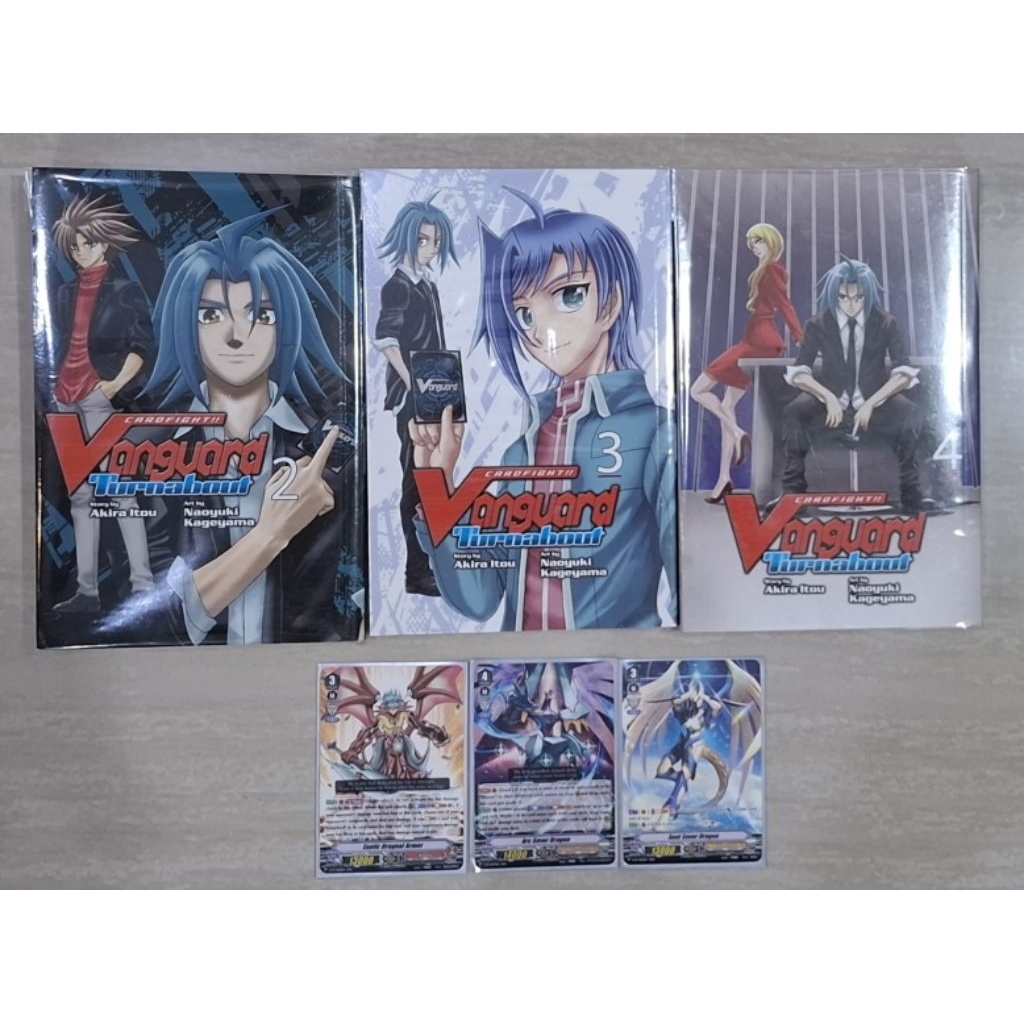 [MANGA] Cardfight Vanguard Turnabout Vol 2,3,4 + BONUS OFFICIAL