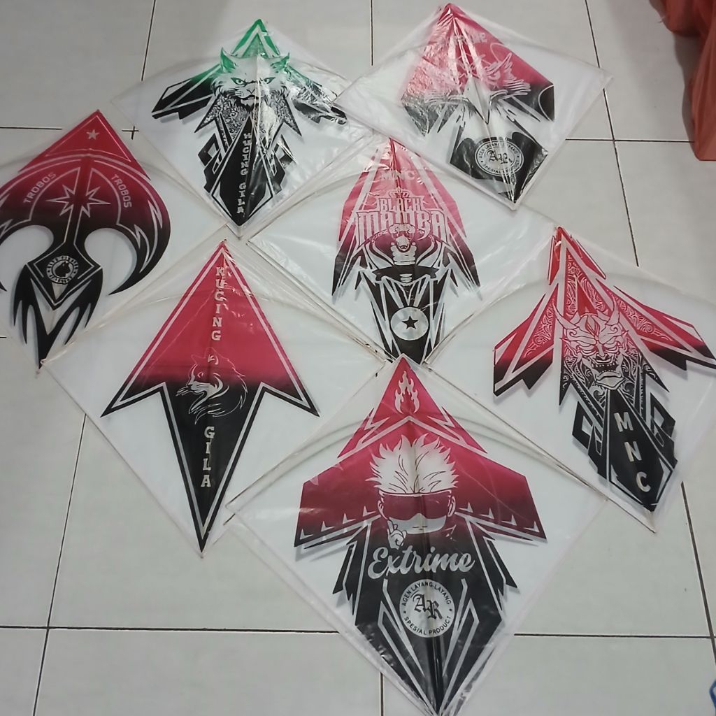 Layangan Sukhoi Standar 25 / 50 / 100 pcs