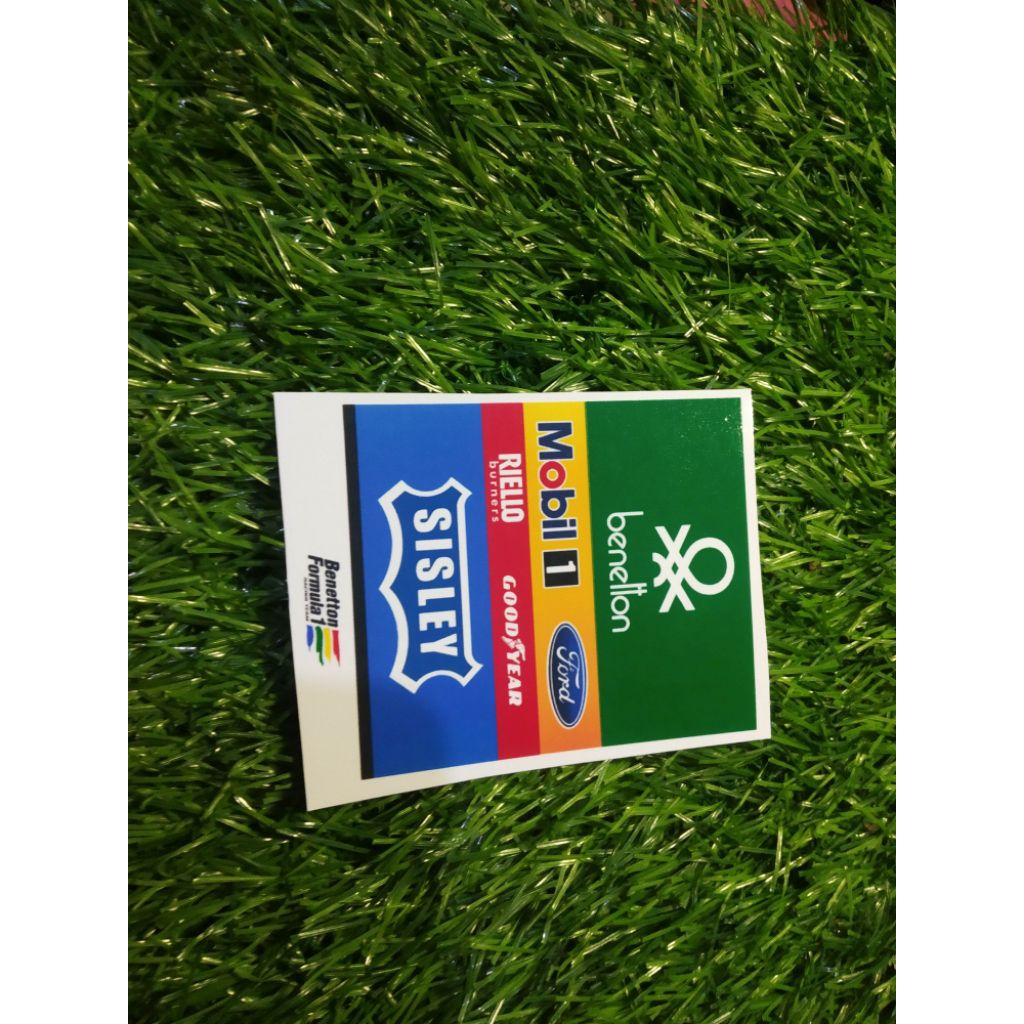 

stiker vinyl benetton