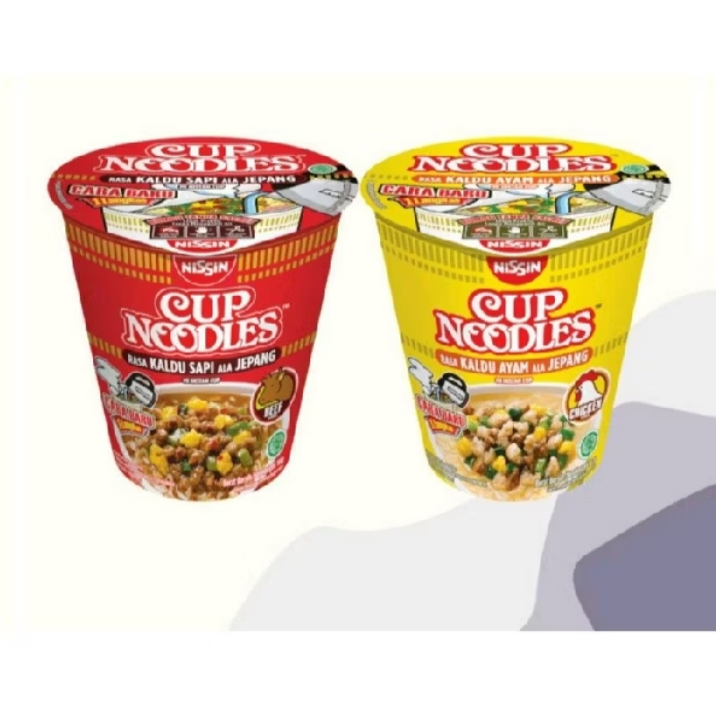 

Nissin Cup Noodle Kaldu Sapi Kaldu Ayam HALAL Original BPOM / Mie Instant Nissin