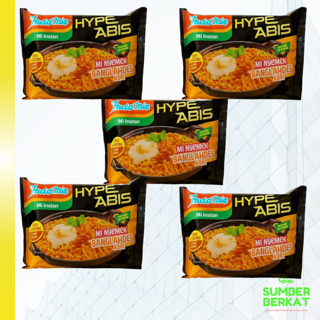 

5 PCS! Indomie MIE Nyemek Bangladesh
