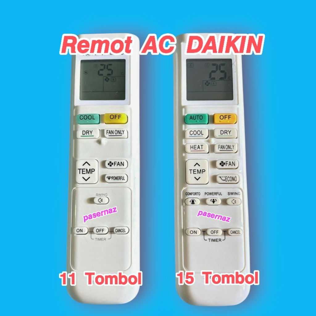 AC DAIKIN | Remot AC DAIKIN | Remot AC DAIKIN Type Thailand | Remot AC DAIKIN Inverter | Remot AC | 
