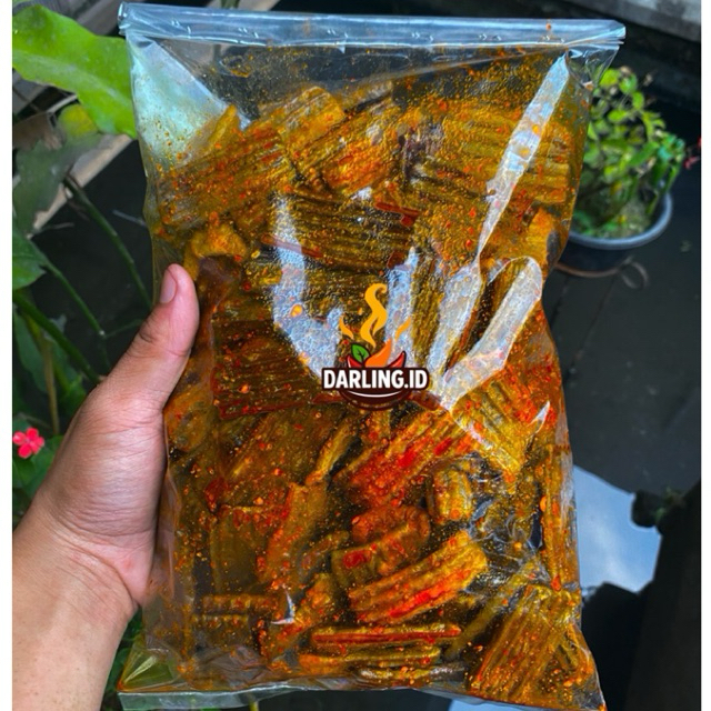 

Kerupuk seblak Jengkol 500 - 250 gram - Cemilan Food Snack Pedas Gurih