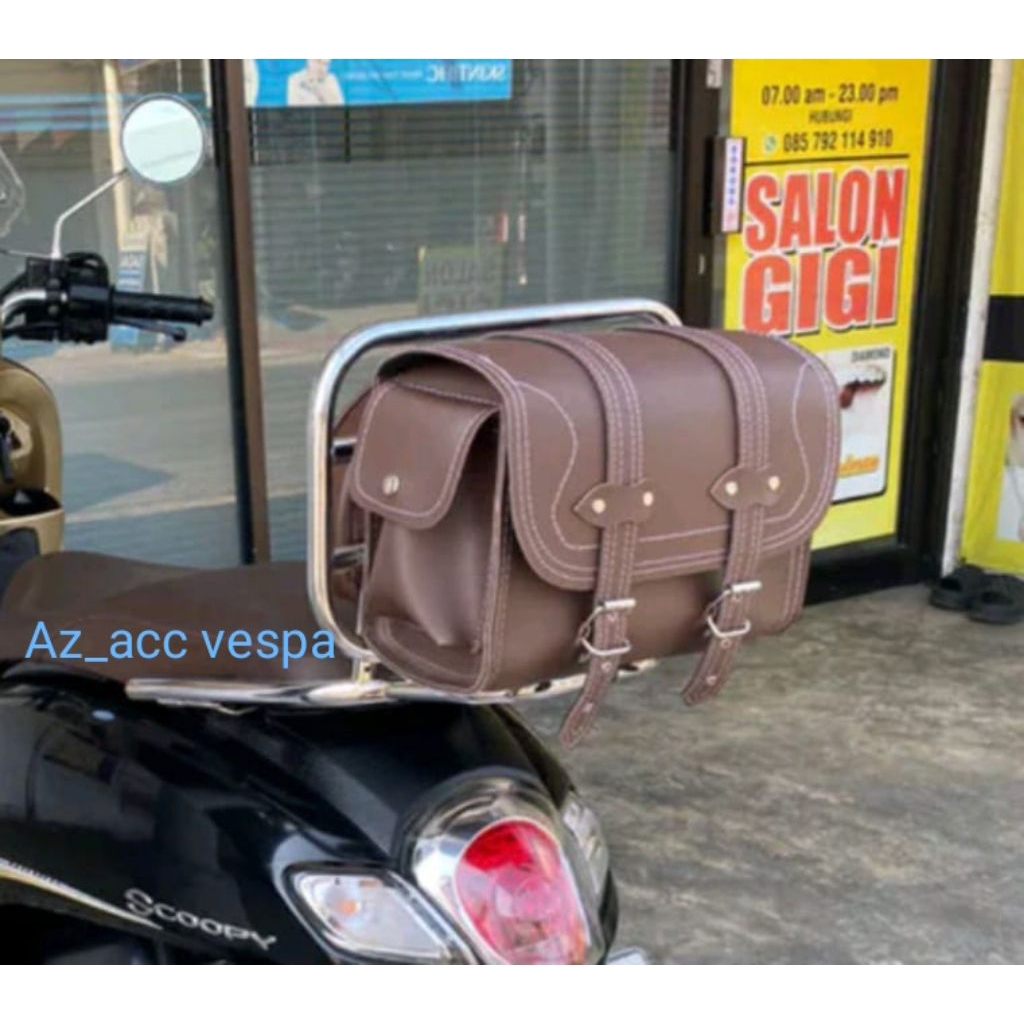 Sandaran/ blackrack new scoopy 2017,2018,2019,2020,2021 aksesoris honda scoopy