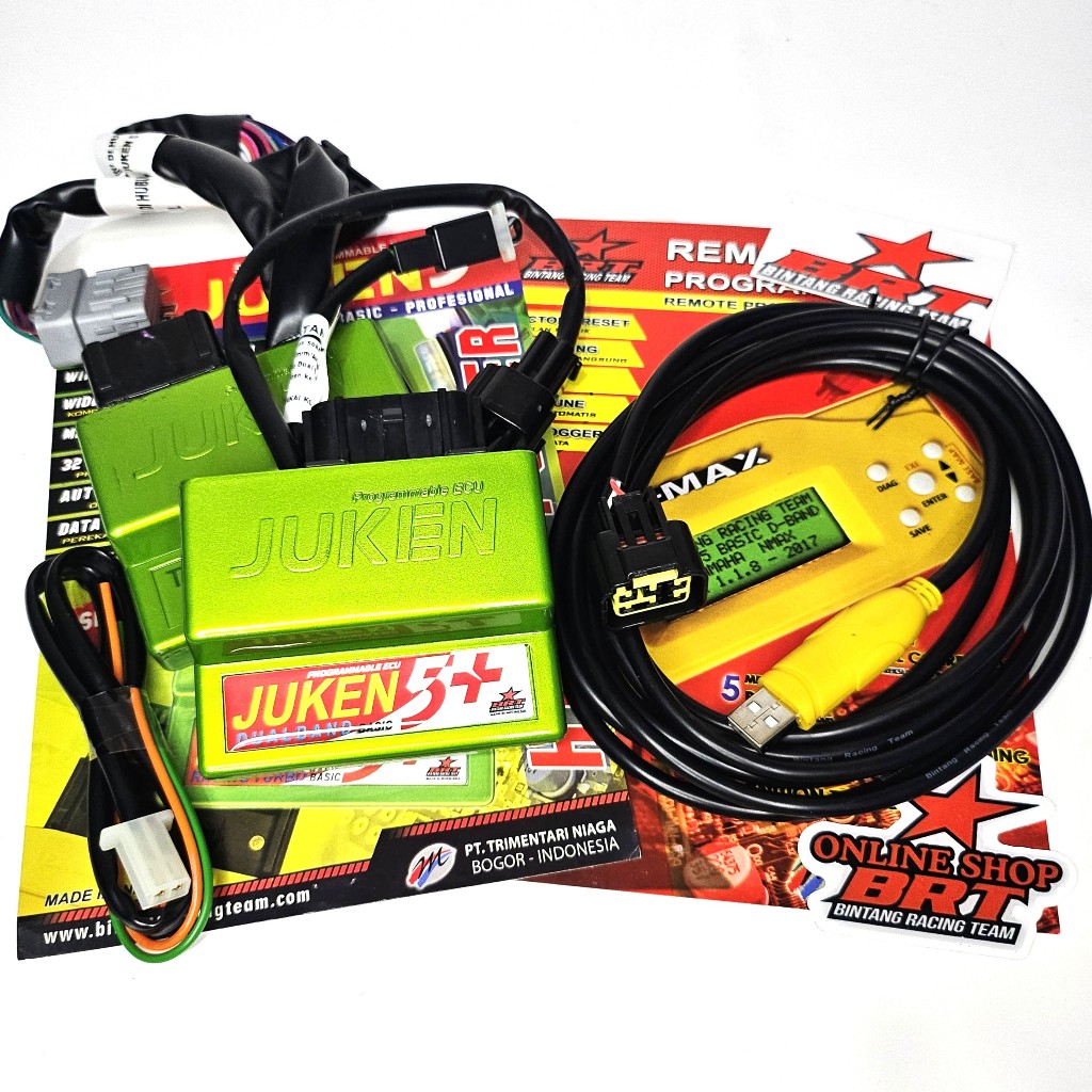 ECU JUKEN 5++ PLUS PLUS & KABEL USB BRT BEAT FI ESP SCOOPY FI ESP VARIO 110 FI ESP STARTER HALUS