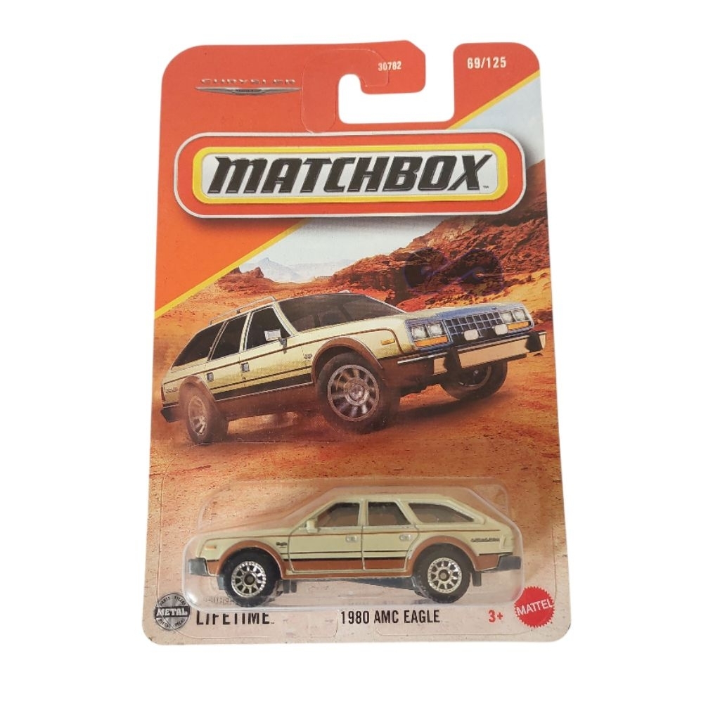 Matchbox 1980 AMC Eagle Chrysler - Cream Krem Coklat