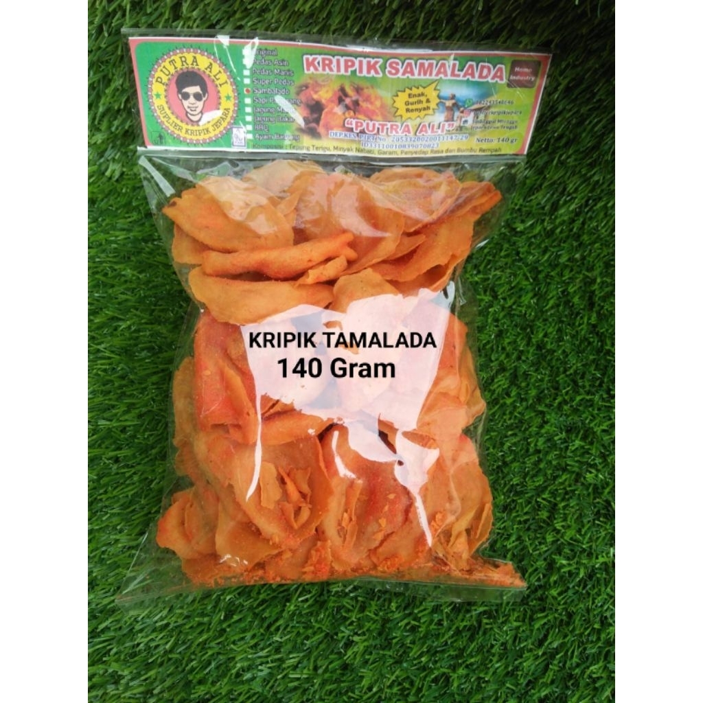 

Kripik Tamalada 140 Gram / Kripik Samalada / Kripik Putra Ali Snack
