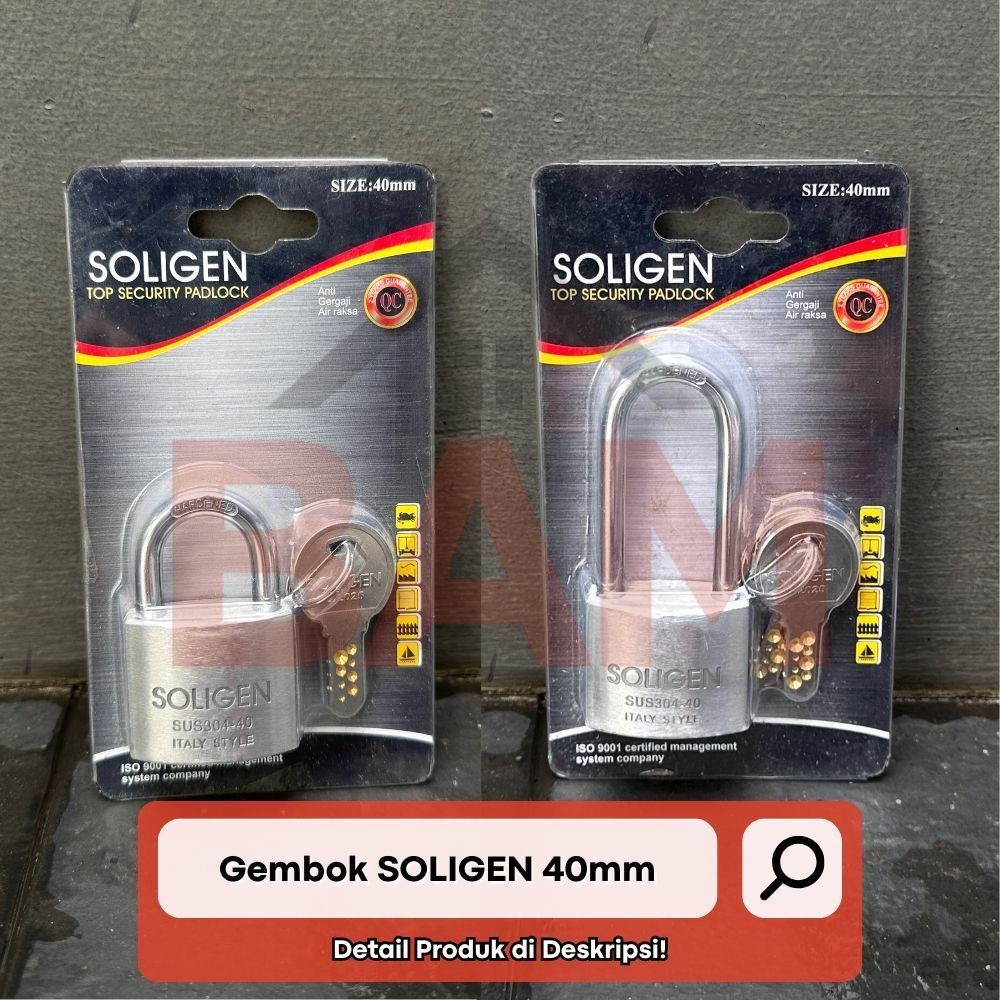 Gembok SOLIGEN 40mm
