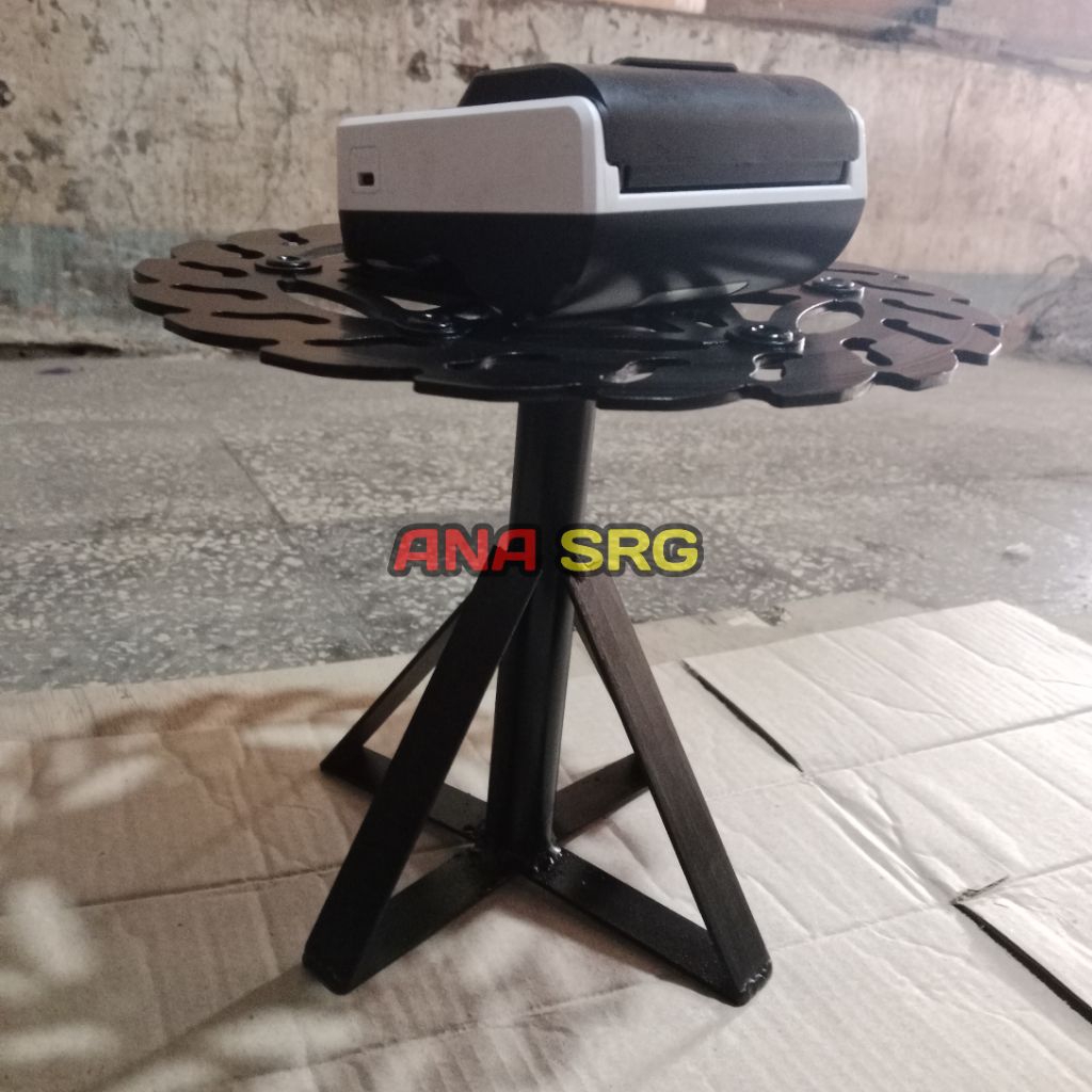 Trimer pot pohon Bonsai Kaki Silang besi 22cm Kokoh kotak / Meja Display / Maja Putar