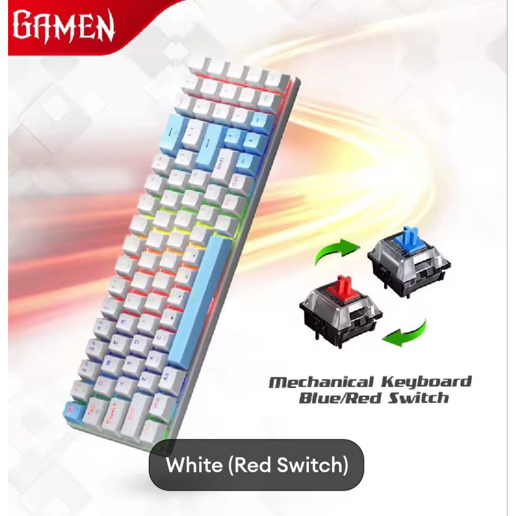 GAMEN Titan Elite Mechanical Pluggable Red Switch