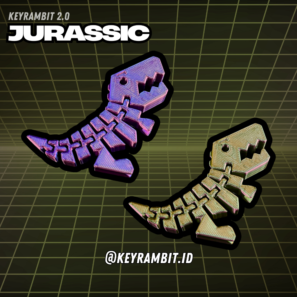 KEYRAMBIT 2.0 Flexi Keychain "JURASSIC"