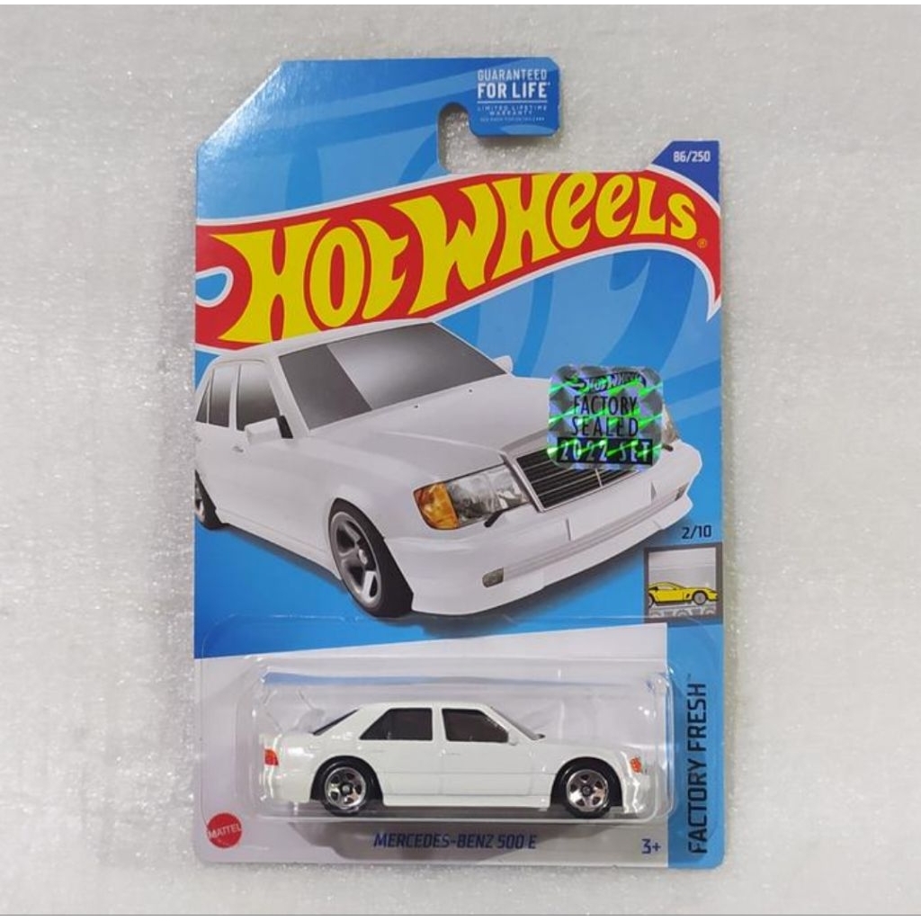 hot wheels mercedes benz 500e putih recolor exclusive