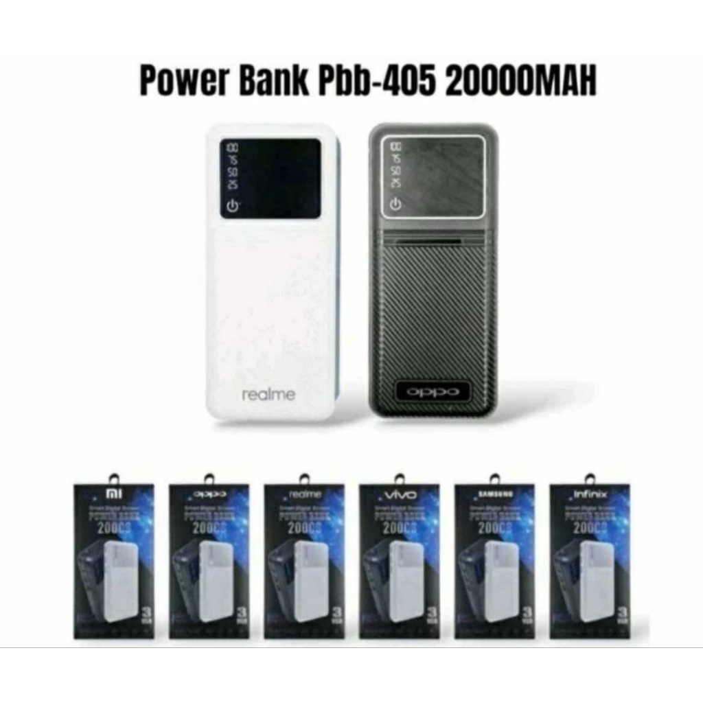 PB POWERBANK POWER BANK SAMSUNG MURAH KAPASITAS 20000 mAh PBB 405