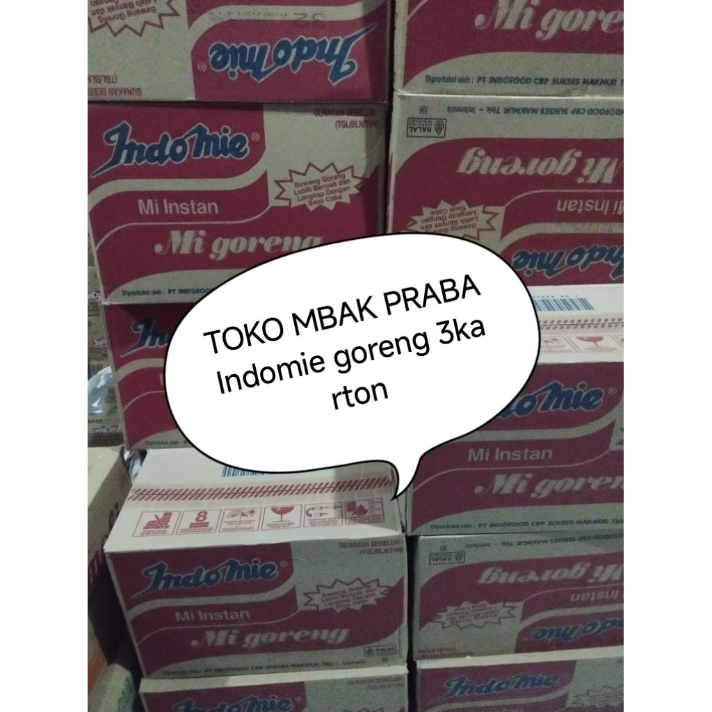

Indomie goreng 3karton