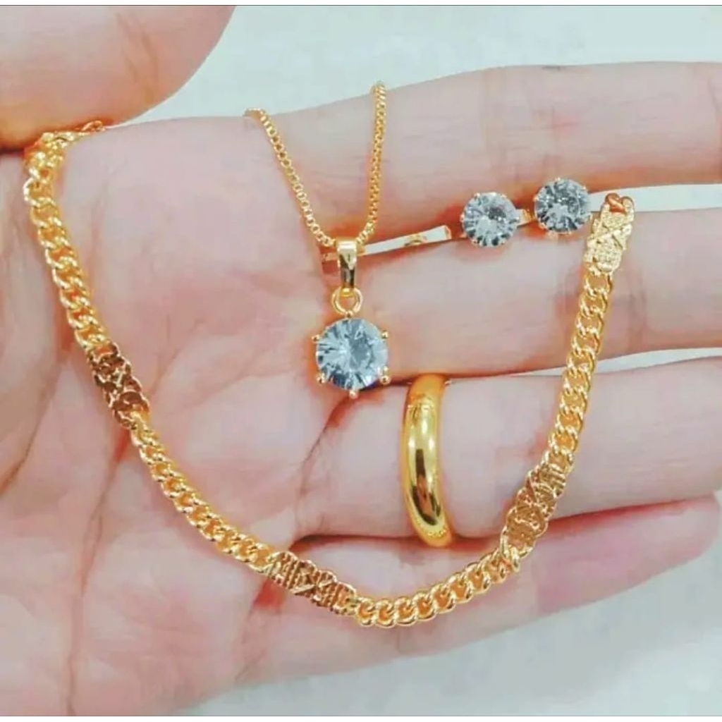 Perhiasan Titanium Set Wanita Dewasa