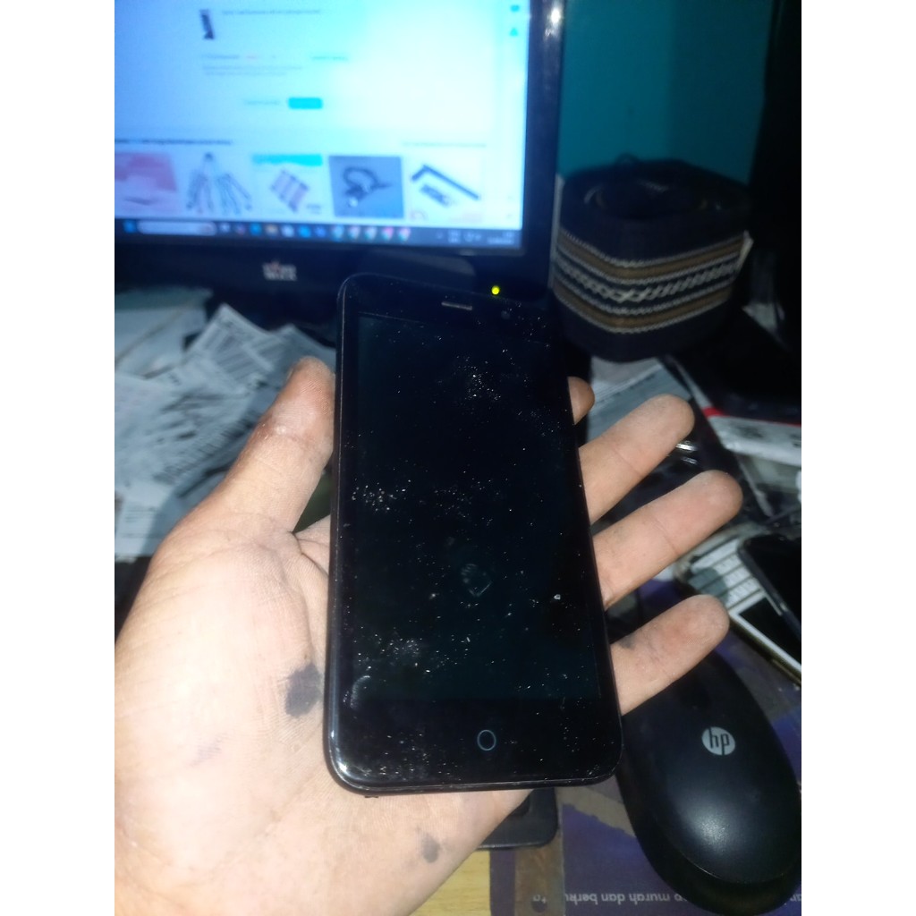 lcd tc 1set evercoss s45 ori cabutan normal