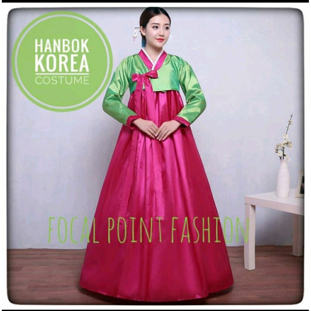 kostum baju hanbok korea wanita dewasa tradisional dress united nations costume