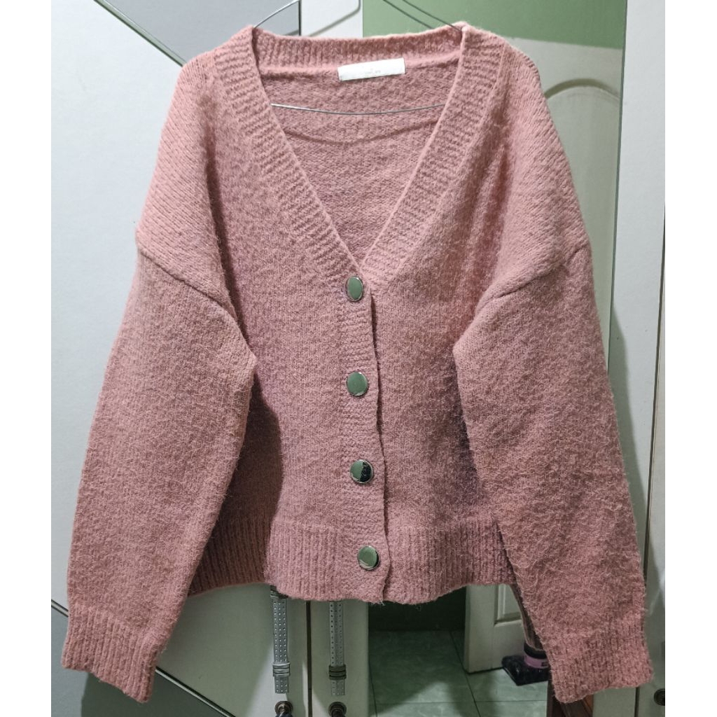 Dusty Pink Cardigan / Cardigan Warna Dusty Pink