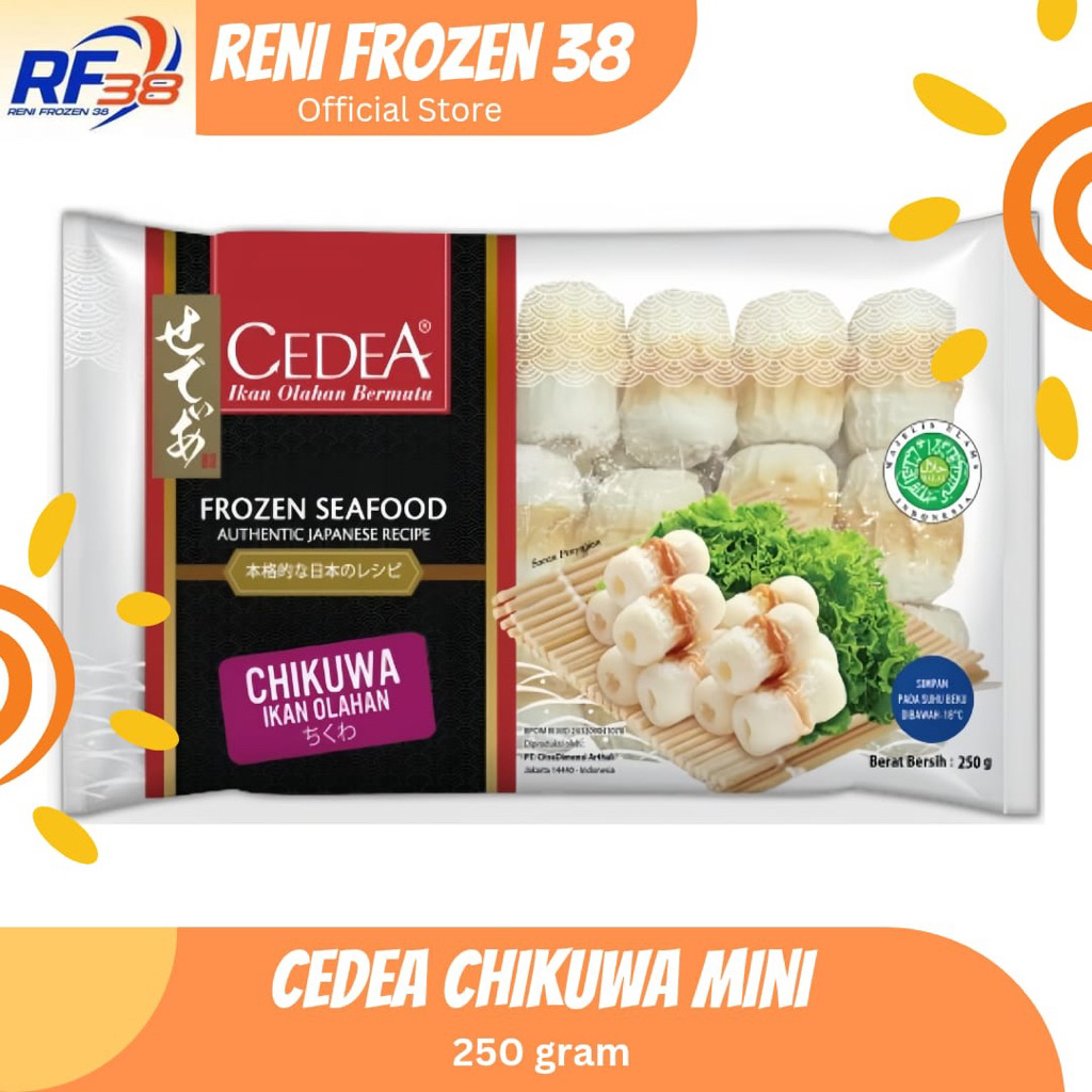

Cedea Chikuwa Mini 250g / Frozen Food / Reni Frozen 38