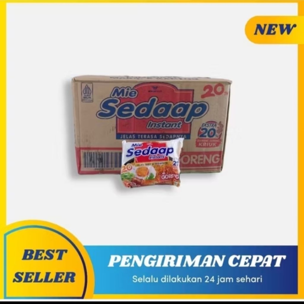 

Mie Sedap (1 Karton) (Produk Terbaru/ jauh dari exp)
