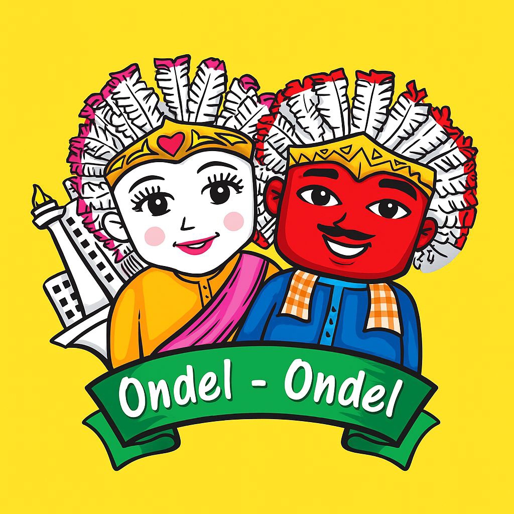 

Stiker Ondel-Ondel (Ukuran 8cmx8cm)