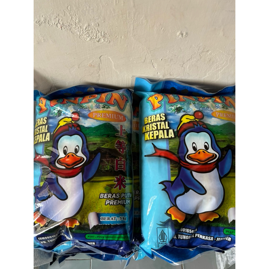

Beras Premium 5kg dan 10kg lapis bubble wrap