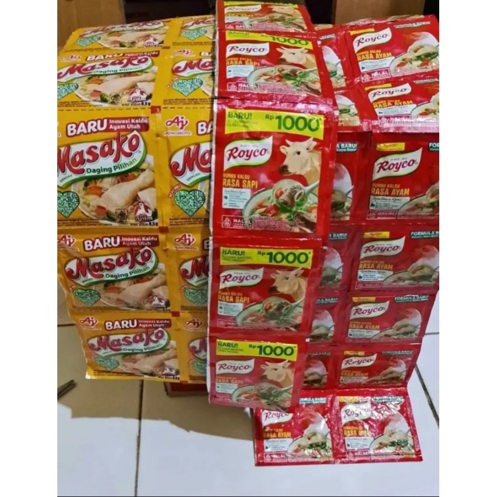 

BUMBU MASAK MASAKO DAN ROYCO/BUMBU MASAK MASAKO/BUMBU MASAK ROYCO/MASAKO DAN ROYCO