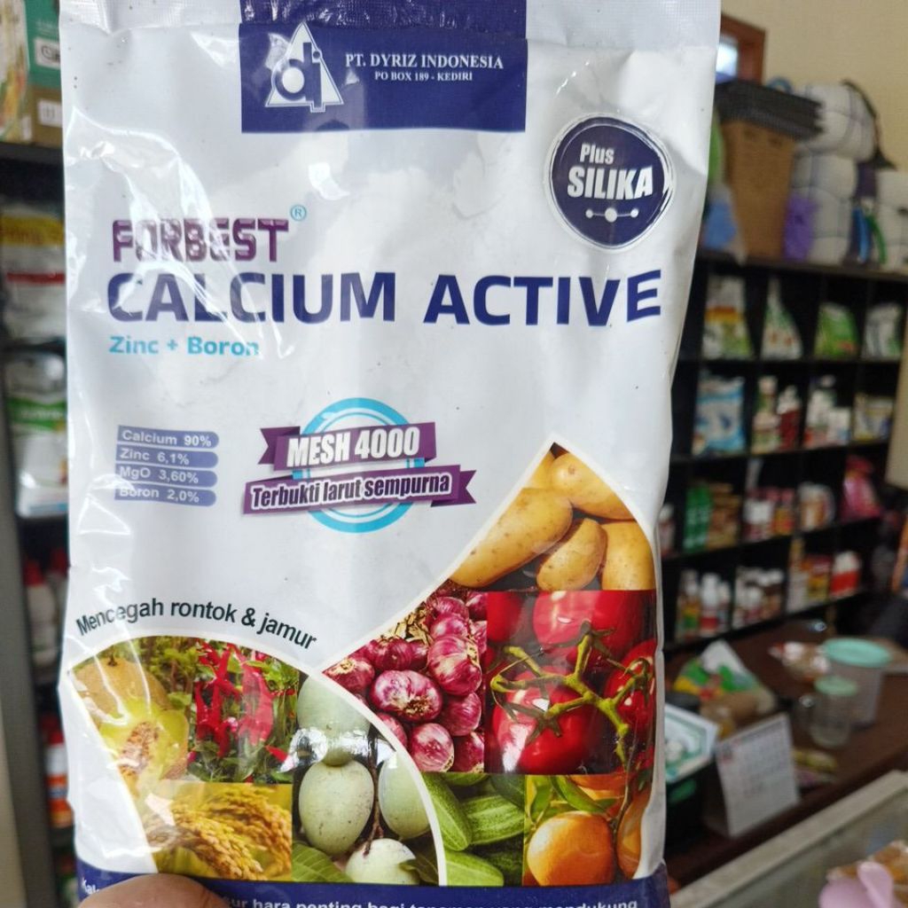 Calsium Forbest CALSIUM ACTIVE 90% Kandungan Magnesium Zink Boron Silika 1 KG