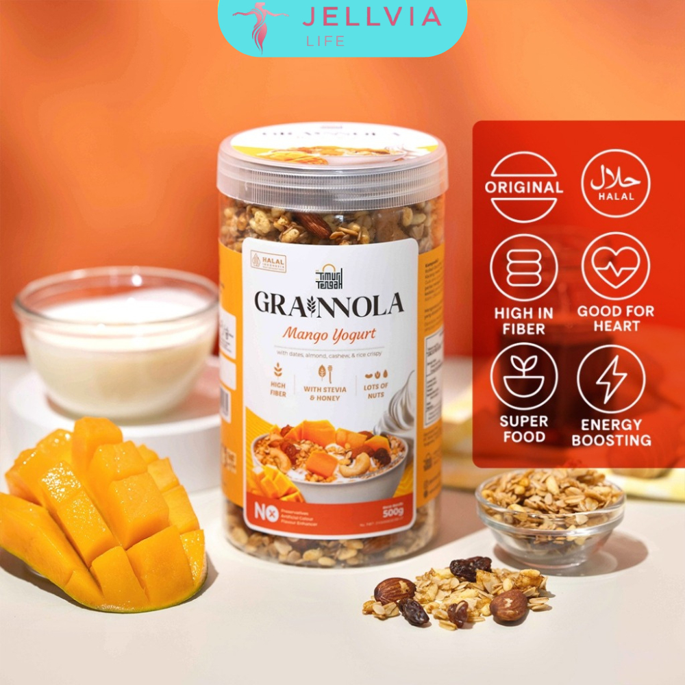 

Timur Tengah Grainnola 500gr Granola Varian Rasa Mango Yogurt Premium Original