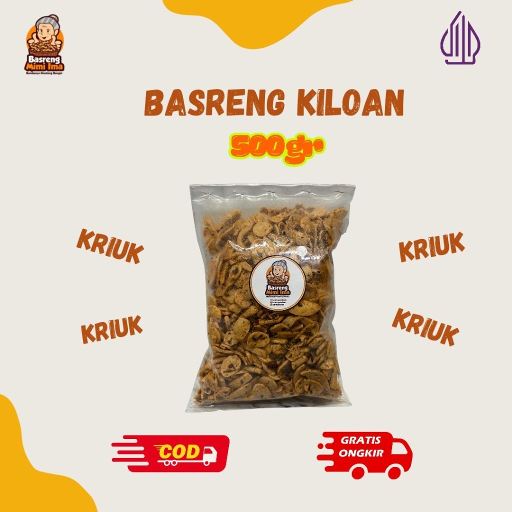 

[ BISA COD] BASRENG VIRAL 500gram | BASRENG PEDAS DAUN JERUK BUMBU MELIMPAH