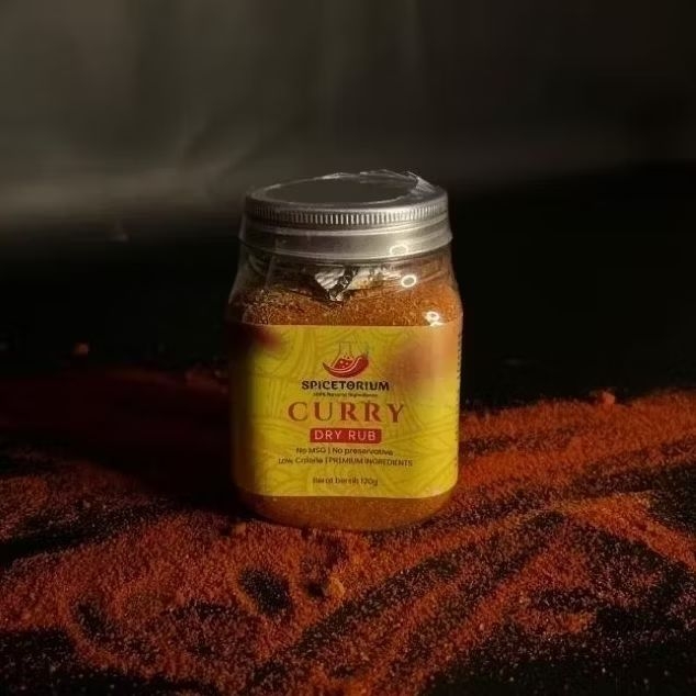 

SPICETORIUM Healthy Dry Rub 120gr (Curry Formula) Bumbu Bubuk Marinasi Rendah Kalori - Tanpa MSG, Tanpa Pengawet, 100% Natural Ingredients.