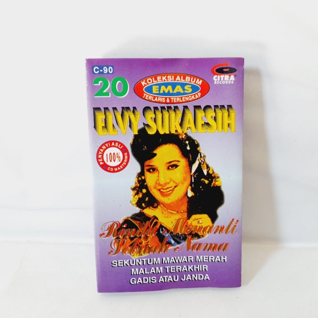 Kaset 20 Koleksi Album Emas Elvy Sukaesih