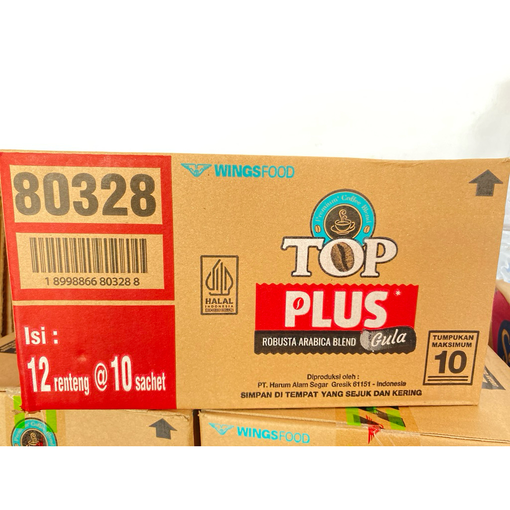 

[1 DUS ISI 120 SACHET] KOPI TOP PLUS GULA