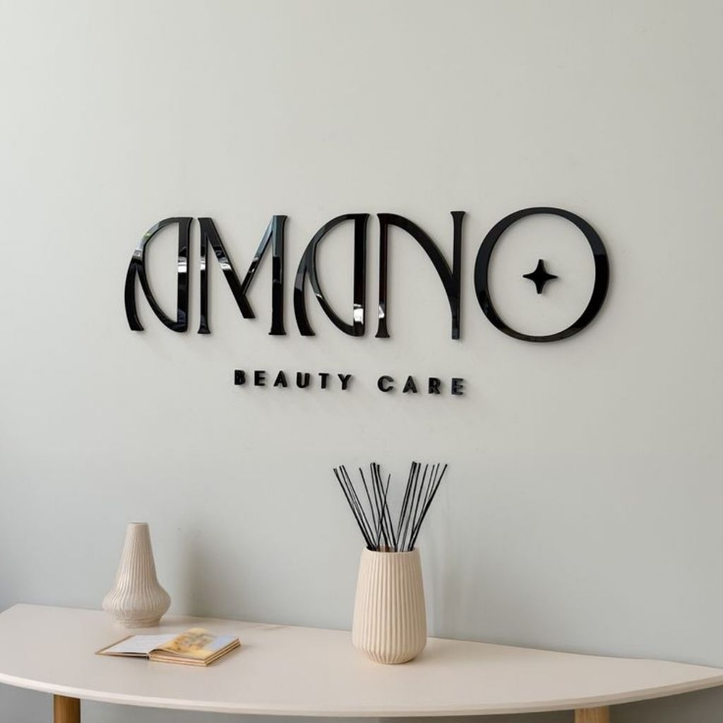 Huruf timbul akrilik spons