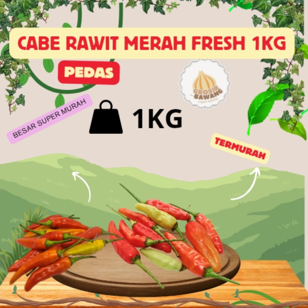 

CABE RAWIT MERAH FRESH 1KG