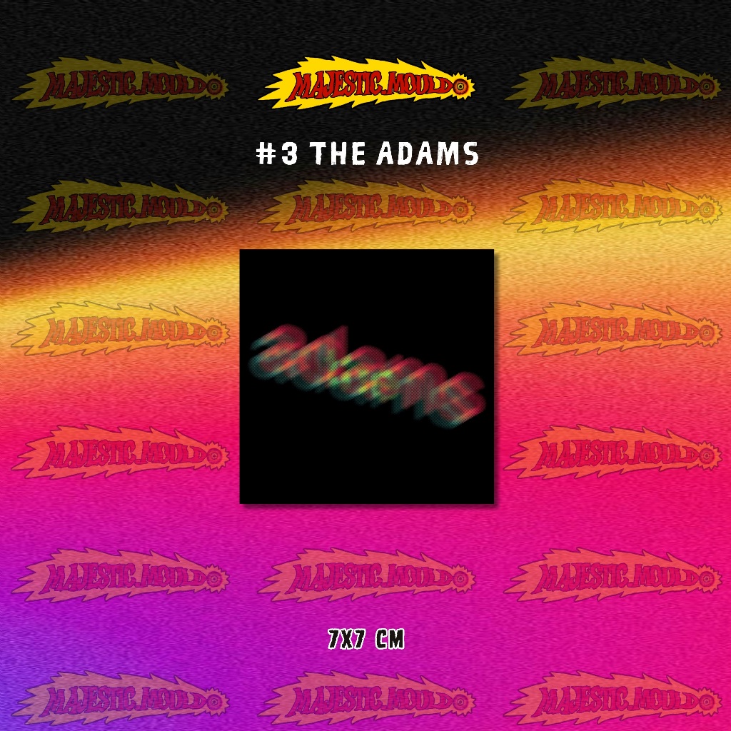 

#3 The Adams – Stiker Band Vinyl Glossy | Tahan Air & Luntur (Laptop/Helm/Tumbler/dan media lainnya)