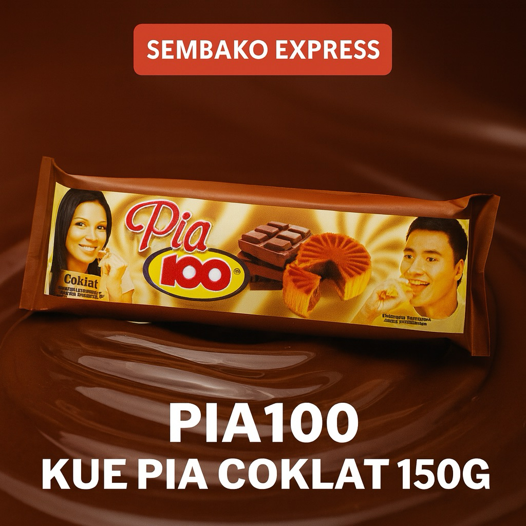 

Pia 100 Kue Pia Coklat Isi Lembut 150g