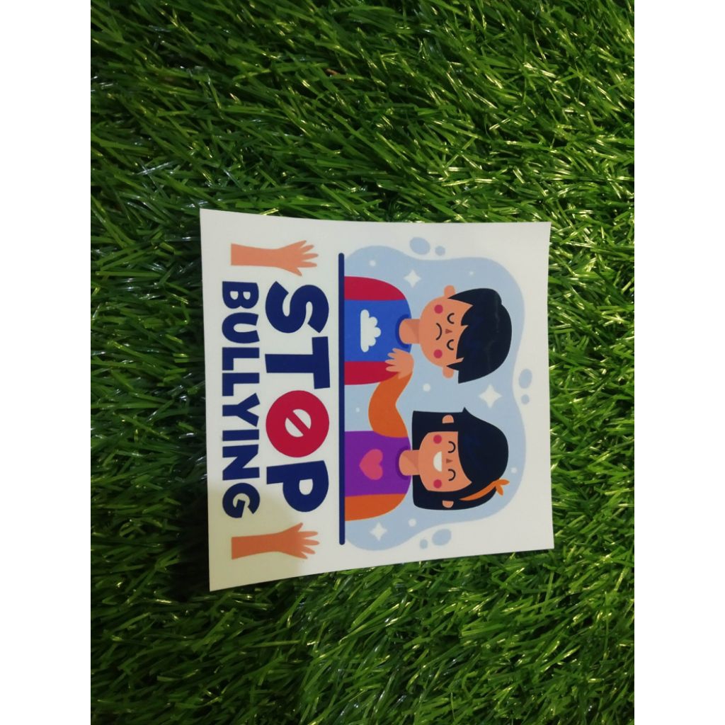 

stiker vinyl stop bullying