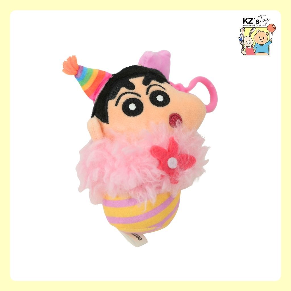 Shinchan Car Keychain Pink Aksesoris Mobil
