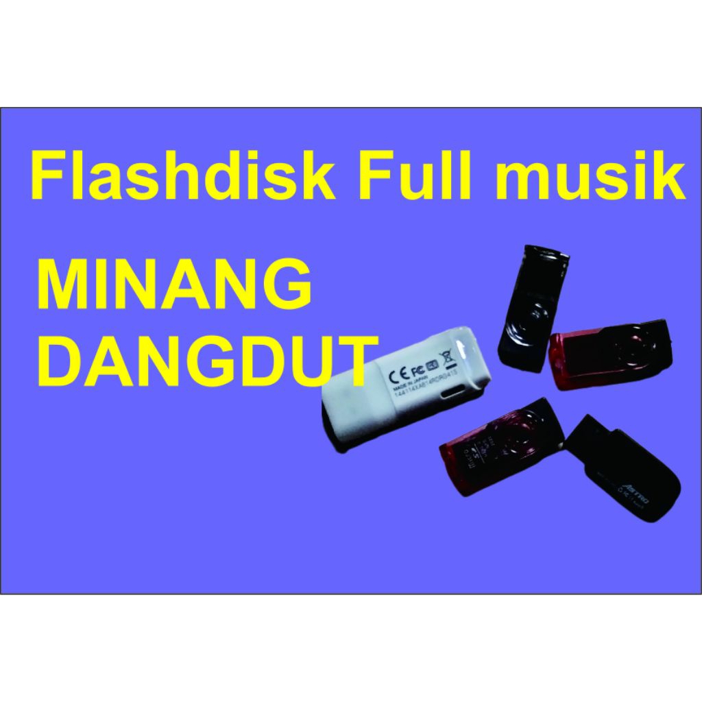 Flashdisk full musik Lagu Minang dan Dangdut