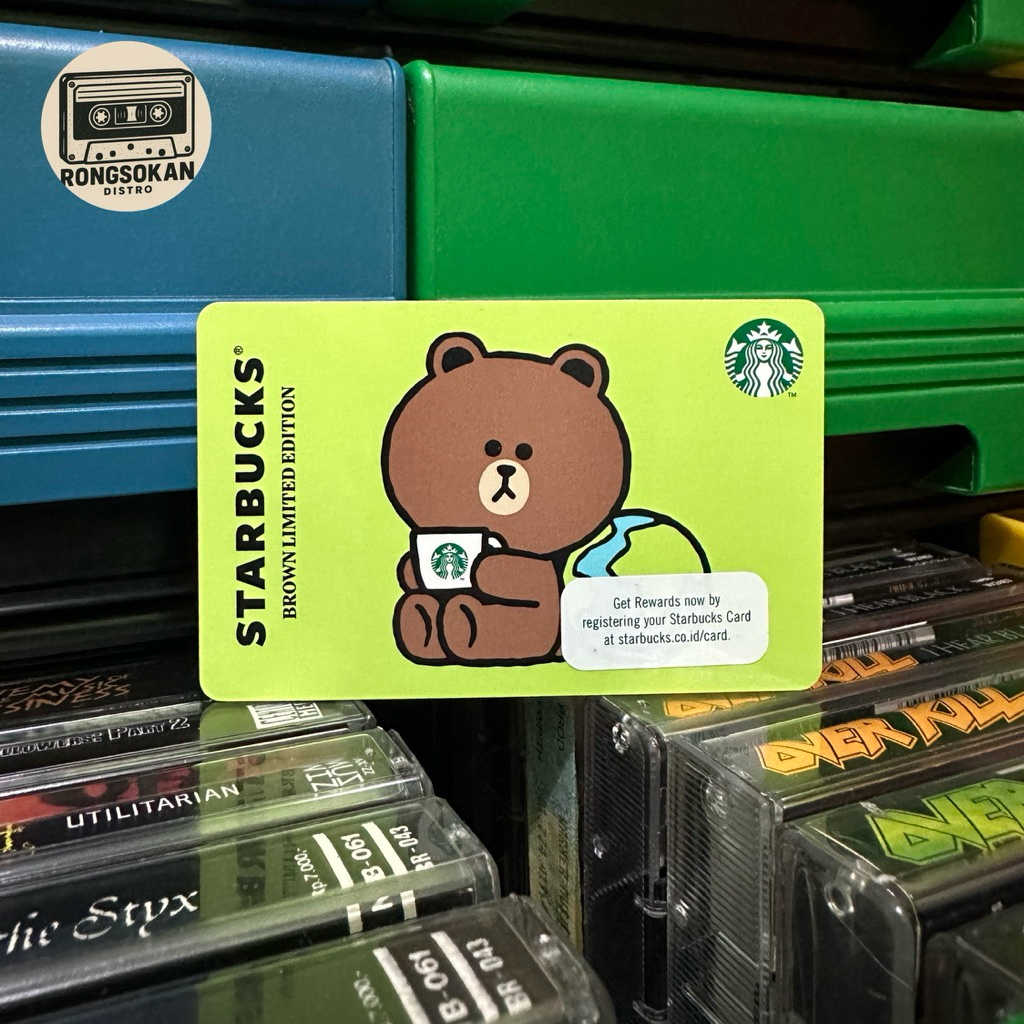 Kartu STARBUCKS edisi LINE BROWN LIMITED EDITION 2022